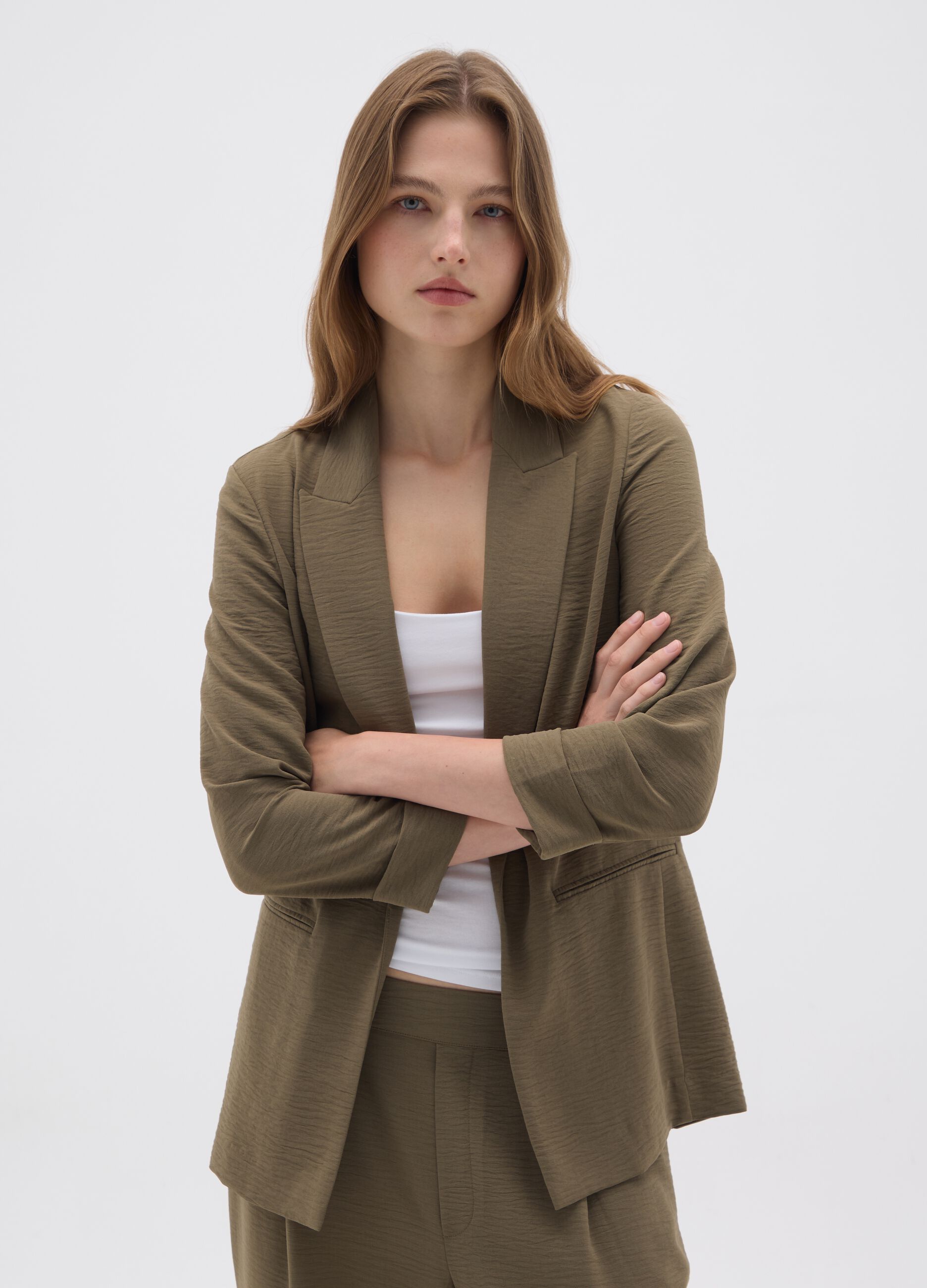 Blazer da donna verde