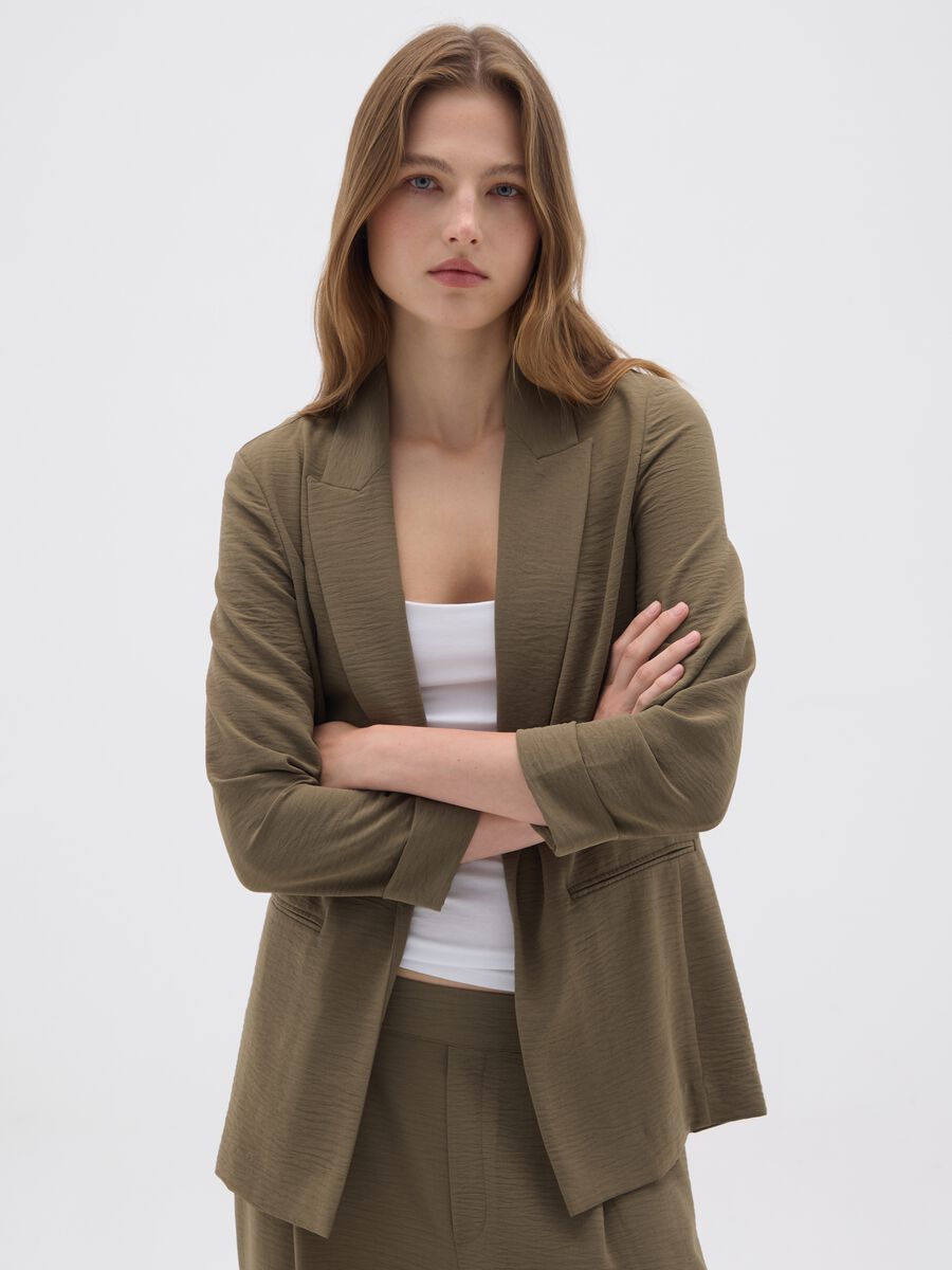 Women's Green Blazer_0