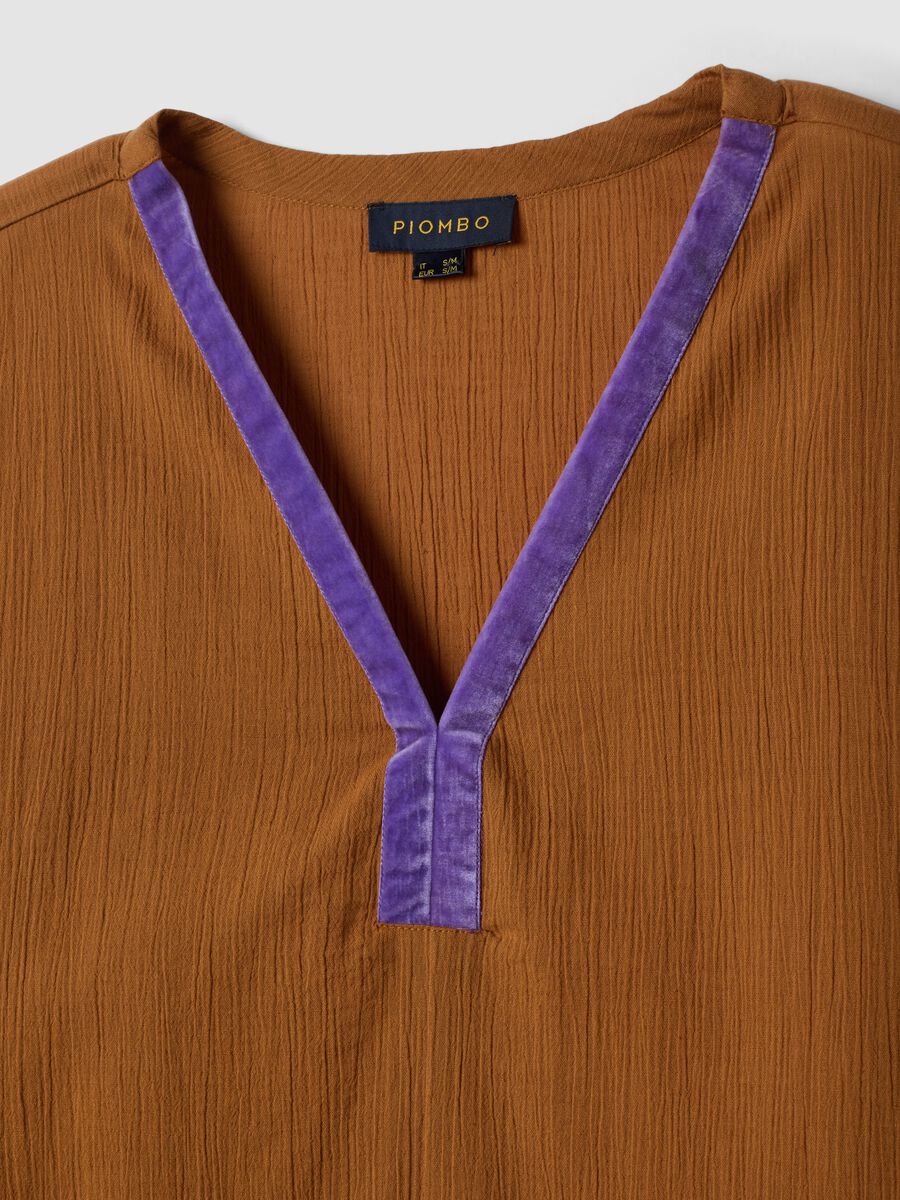 Long Brown Pure Cotton Kaftan_5