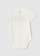White newborn bodysuit in pure cotton GAP Kids_1