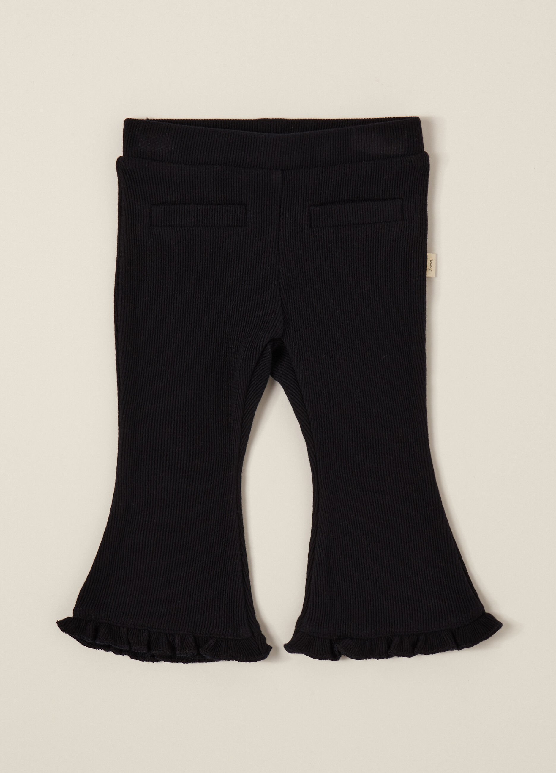 Black Stretch Trousers for Baby Girl