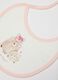 Set of two multicolour newborn bibs in pure cotton_1