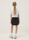 Black skort with front zip_1
