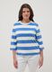 Regular Fit Multicolour Striped Pure Cotton Jumper_2