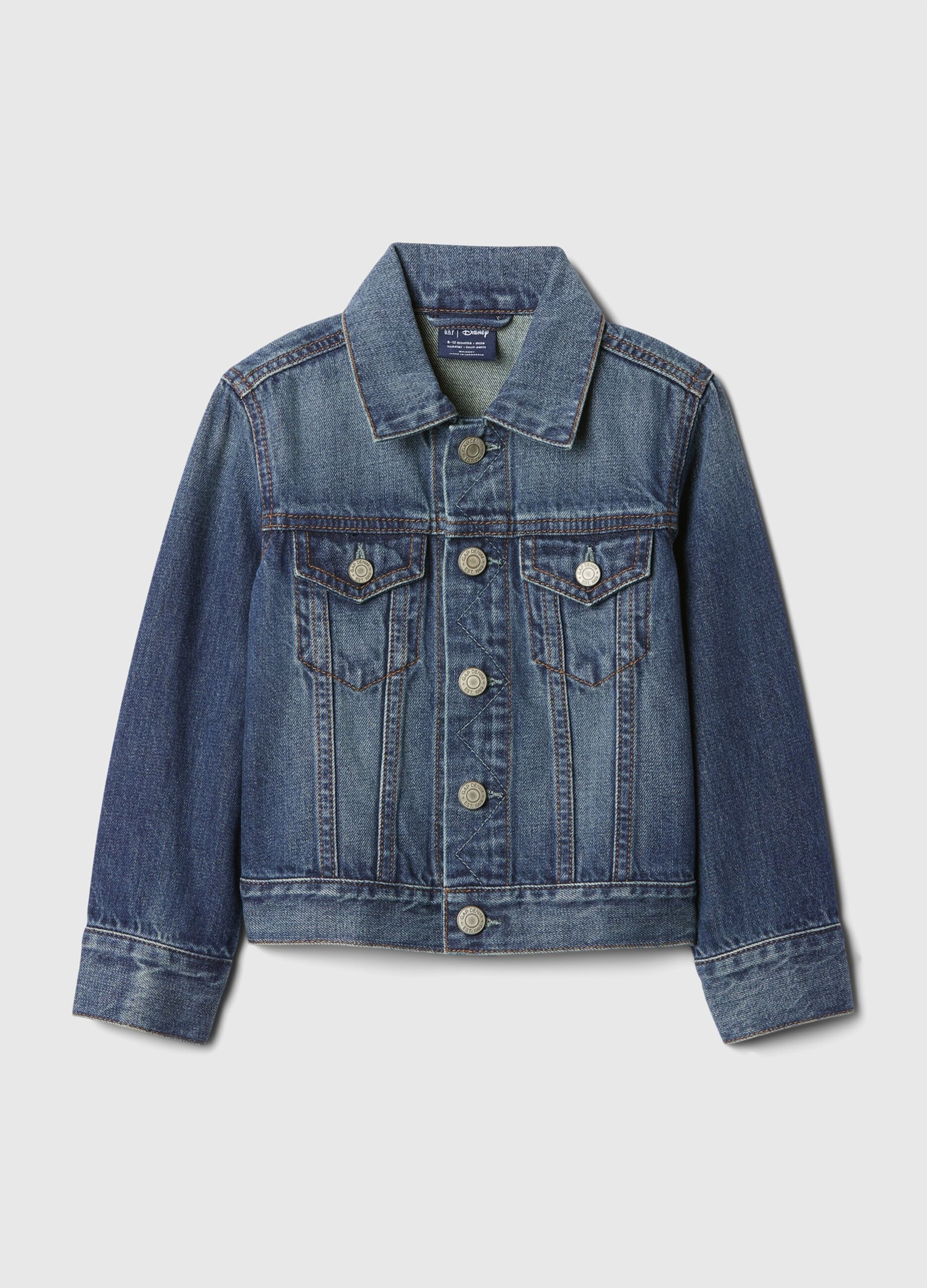 Denim Jacket with Mickey Mouse Print
