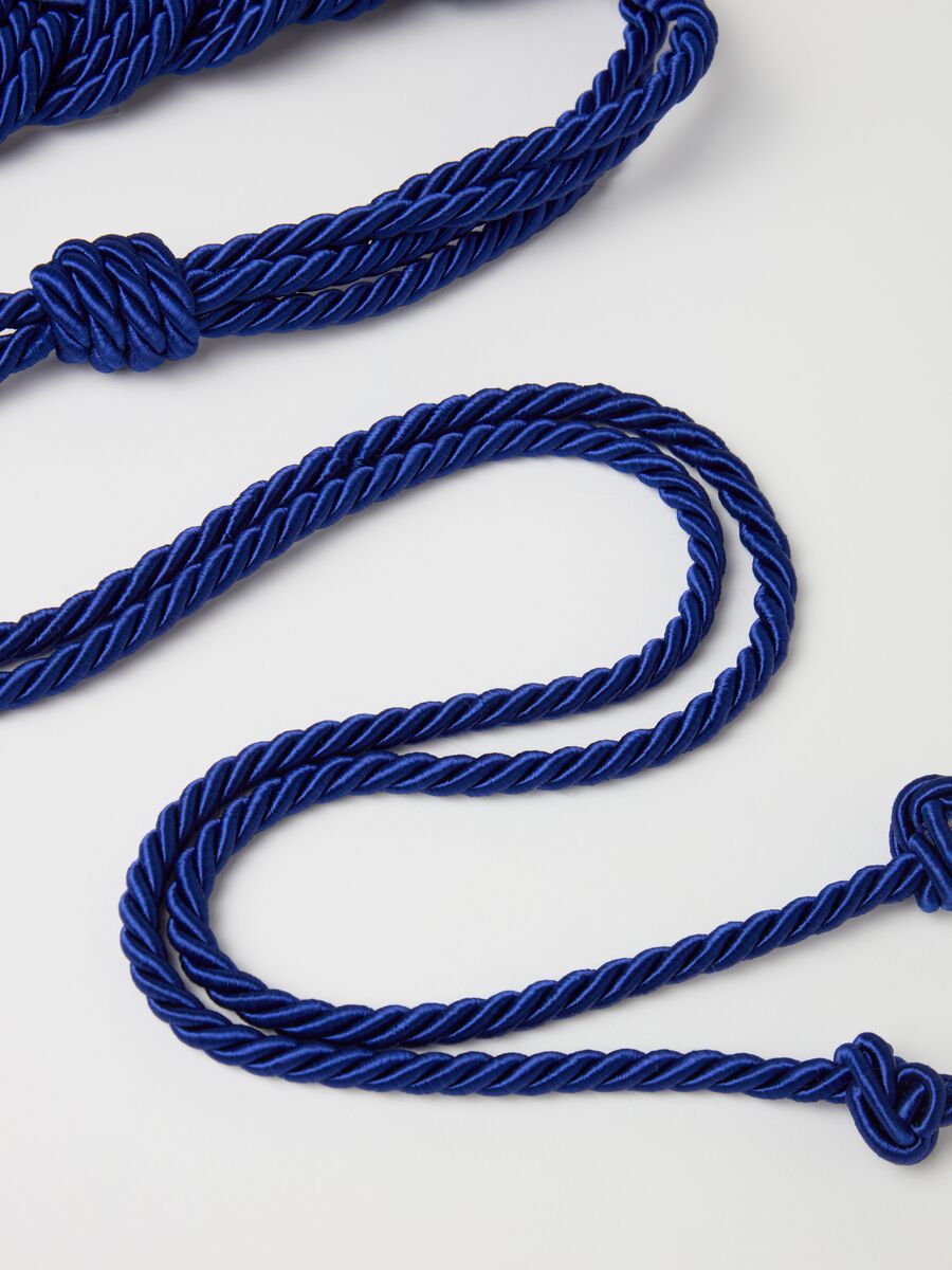 Cord belt with braiding_3