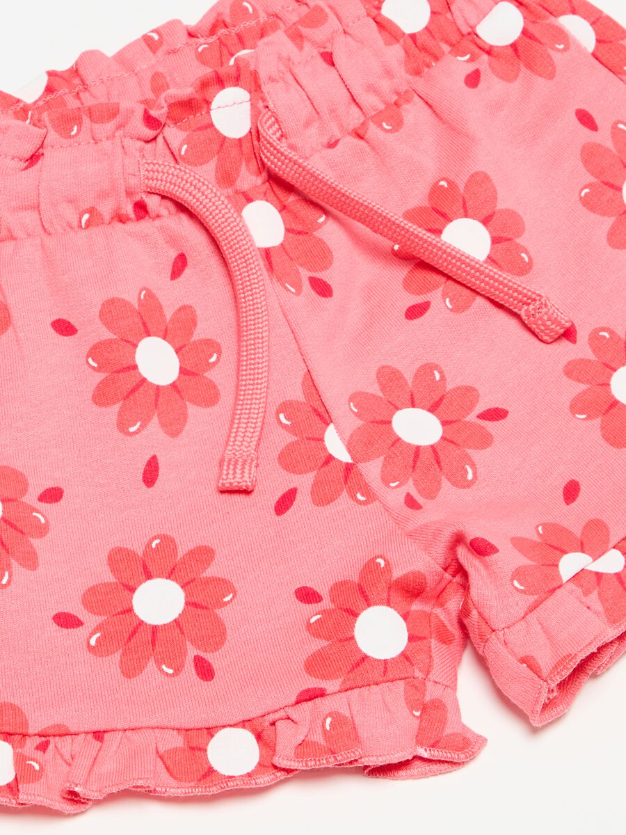 Shorts with print and drawstring_2