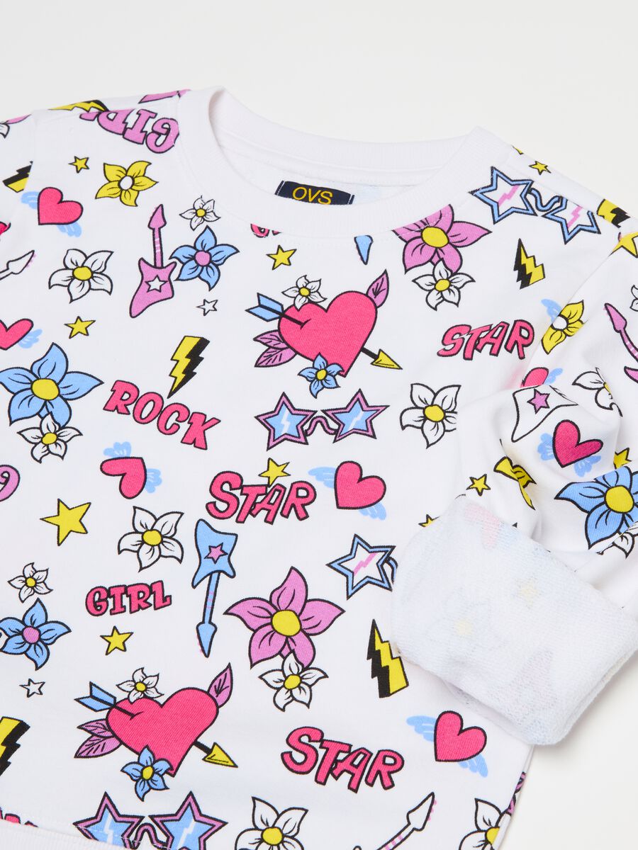 French terry sweatshirt with print_2