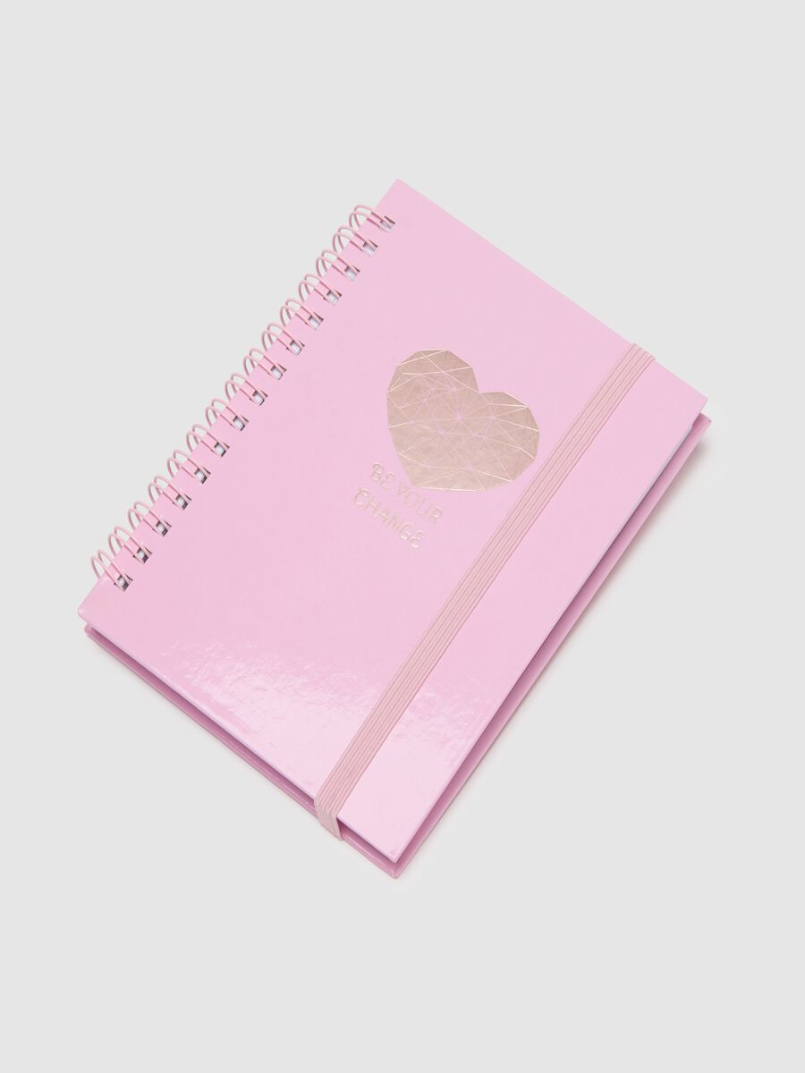 Hardcover Pink Agenda with Decorative Cover_1