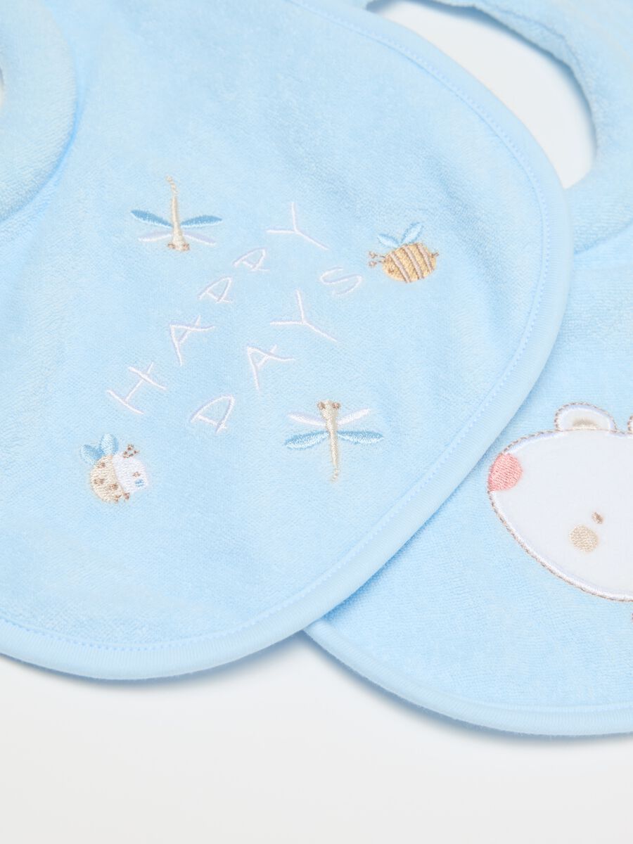 Two-pack bibs with extra absorbent padding_2