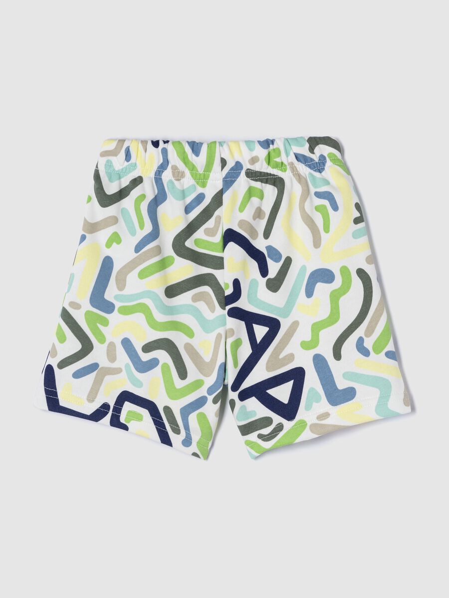 Multicolour Patterned Shorts_1