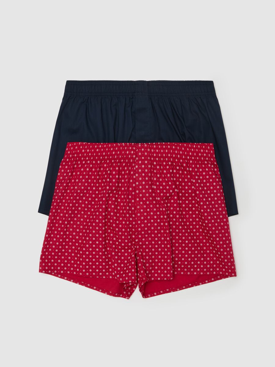 Two-pack boxer shorts in woven fabric with micro pattern_4