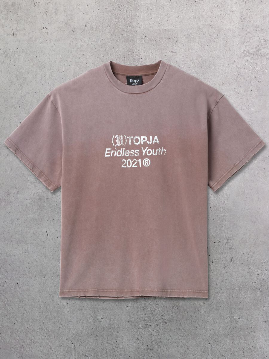 Sunfaded Oversize T-shirt Mocha_5