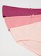 Tripack girls' multicoloured cotton blend briefs regular fit_3