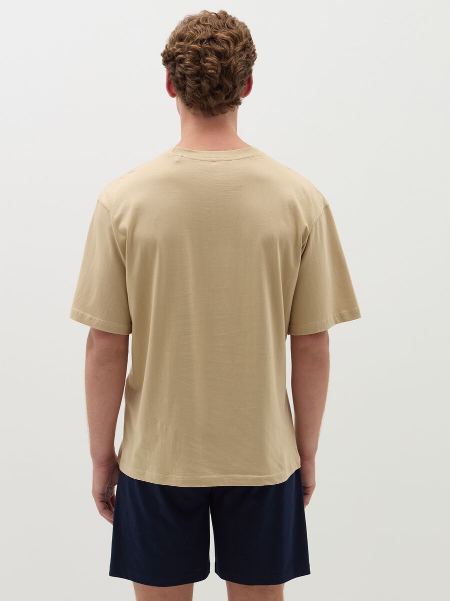 Relaxed-fit pyjama T-shirt in cotton_2