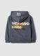 Grey cotton-blend hooded sweatshirt, regular fit, for boys_1