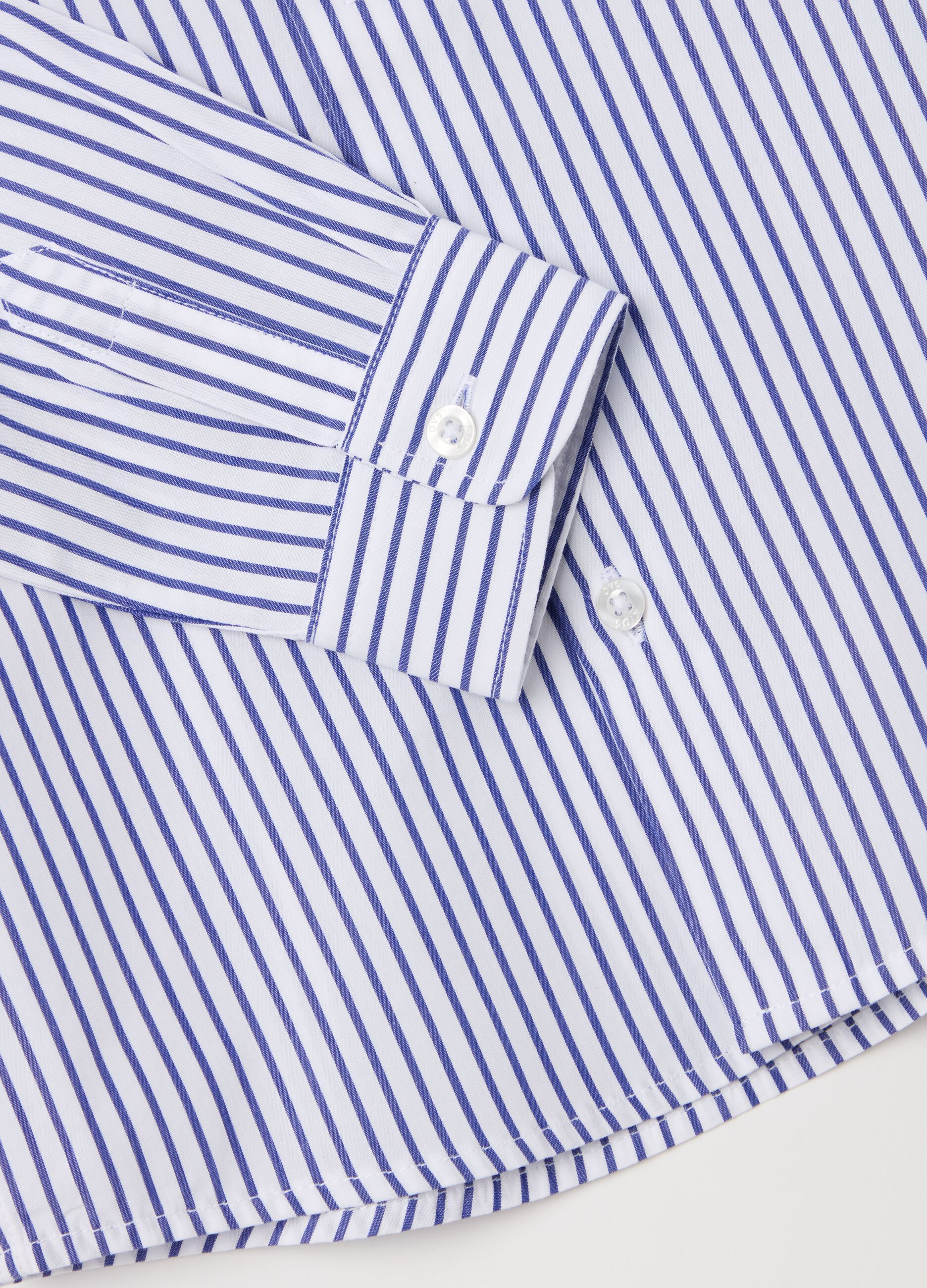 Striped cotton shirt