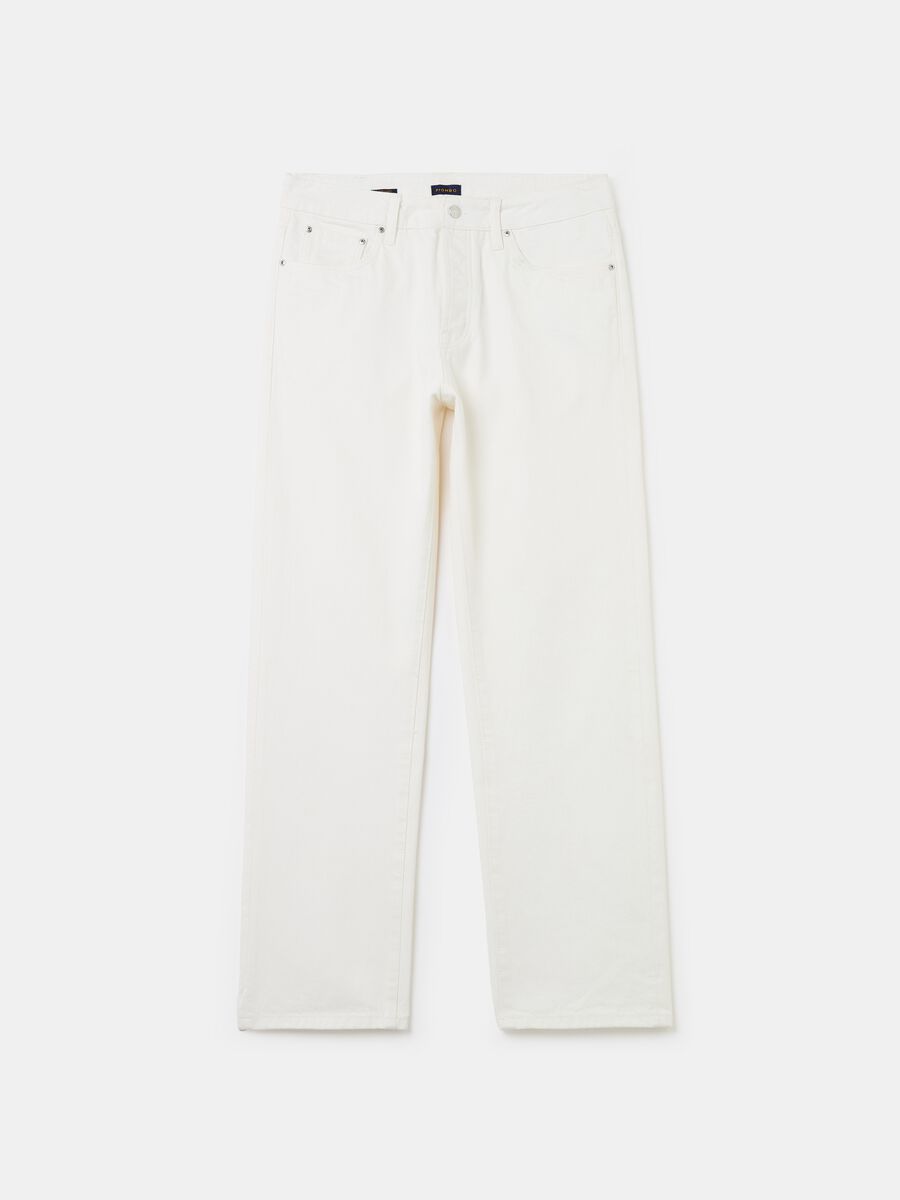 Straight-fit jeans in cotton twill_5