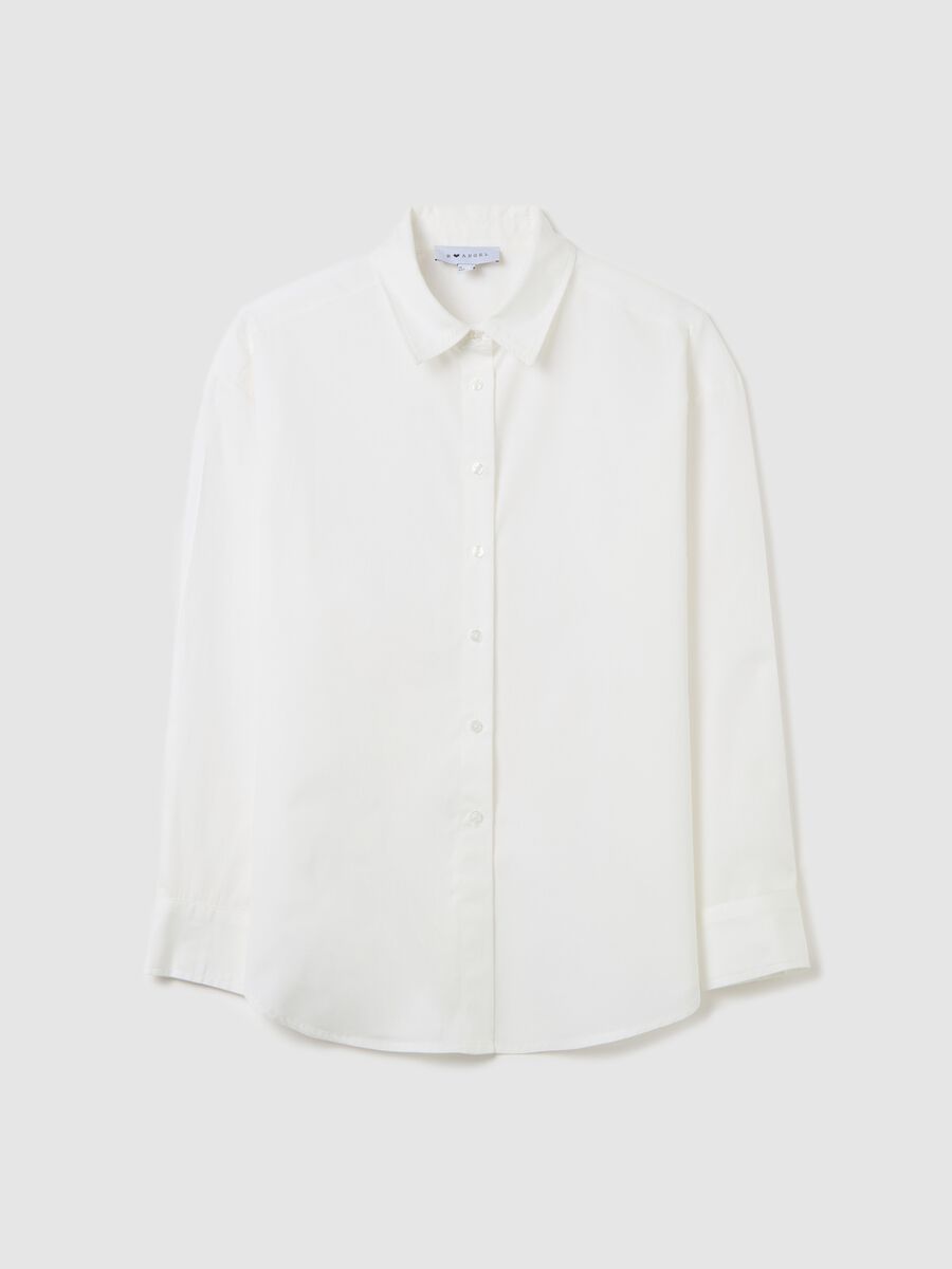 Cotton shirt with laces_4