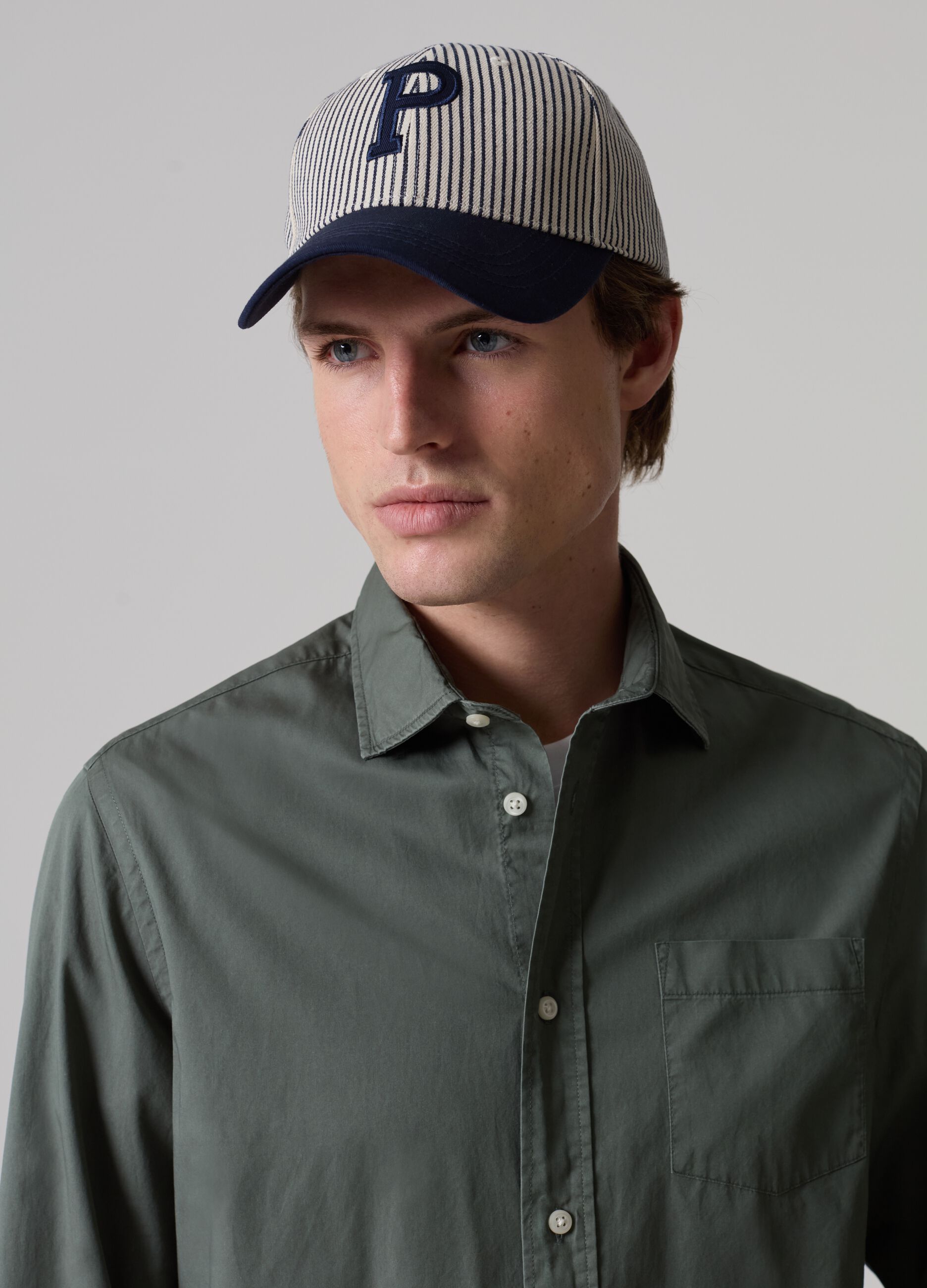 Cotton shirt with pocket