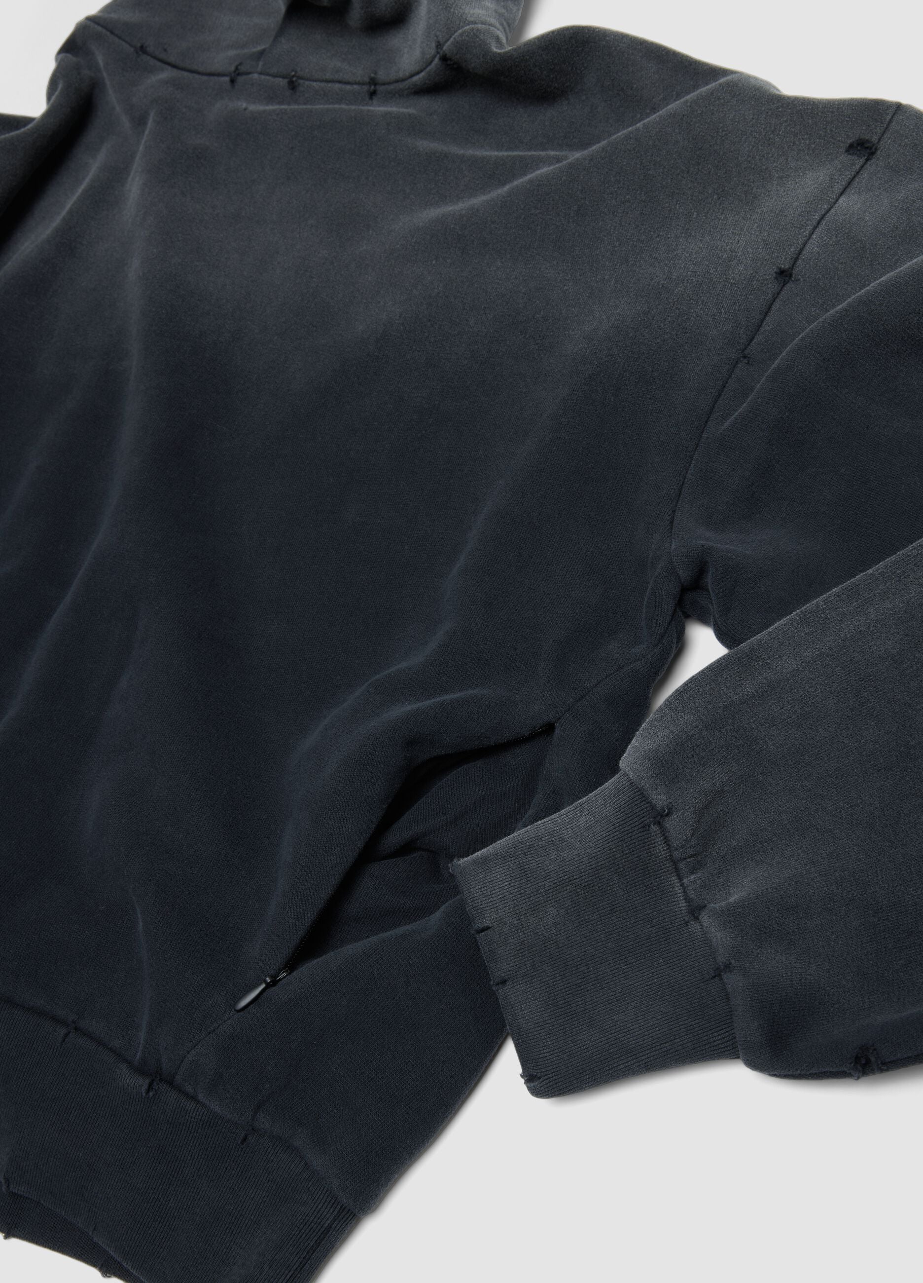 Sunfaded Black Hoodie
