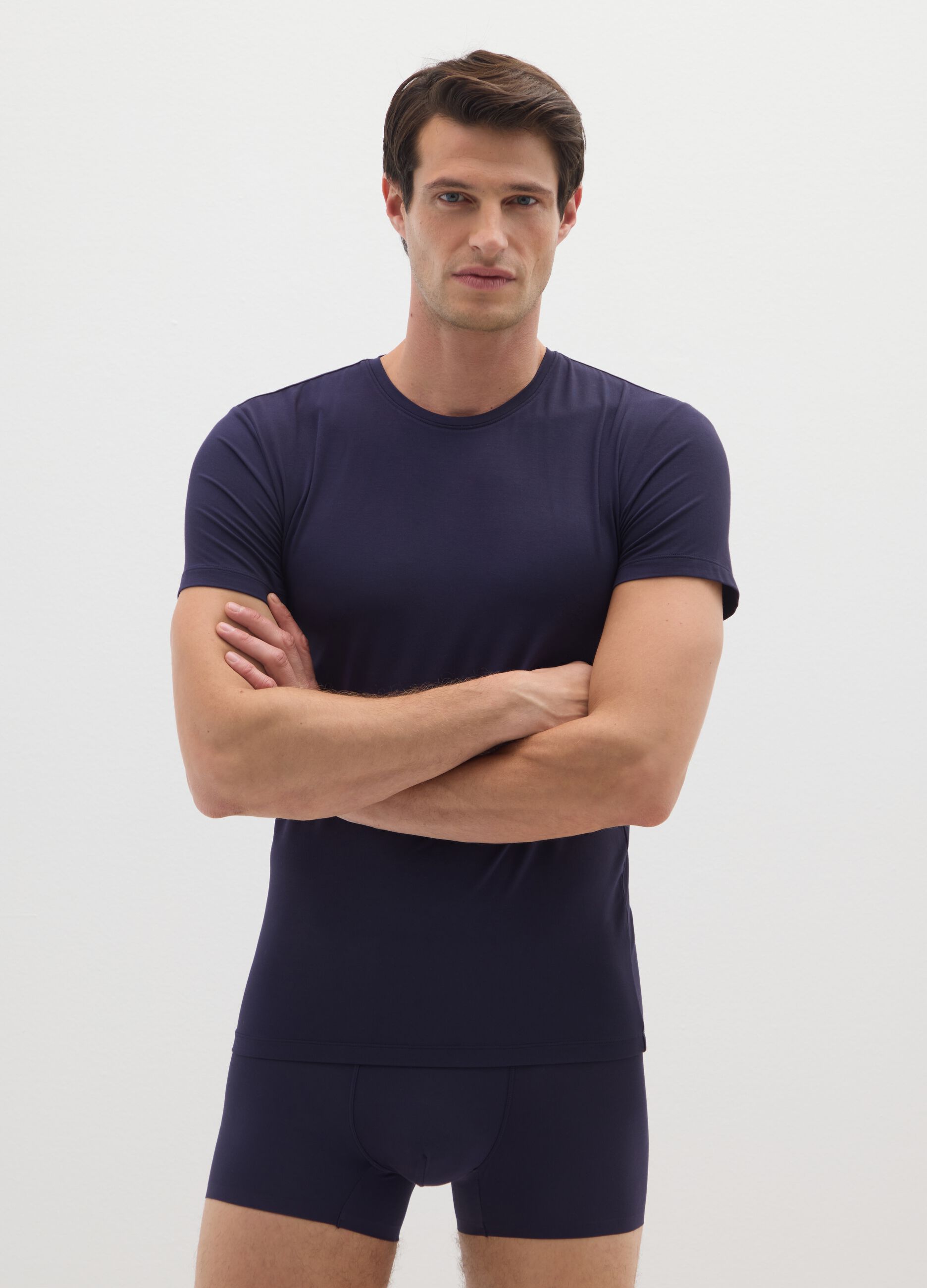 OVS Perform Stretch Blue T-shirt