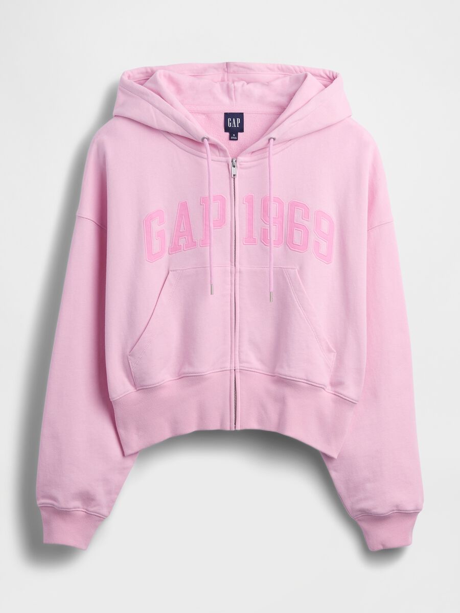 Cotton-blend zip-up hoodie_4