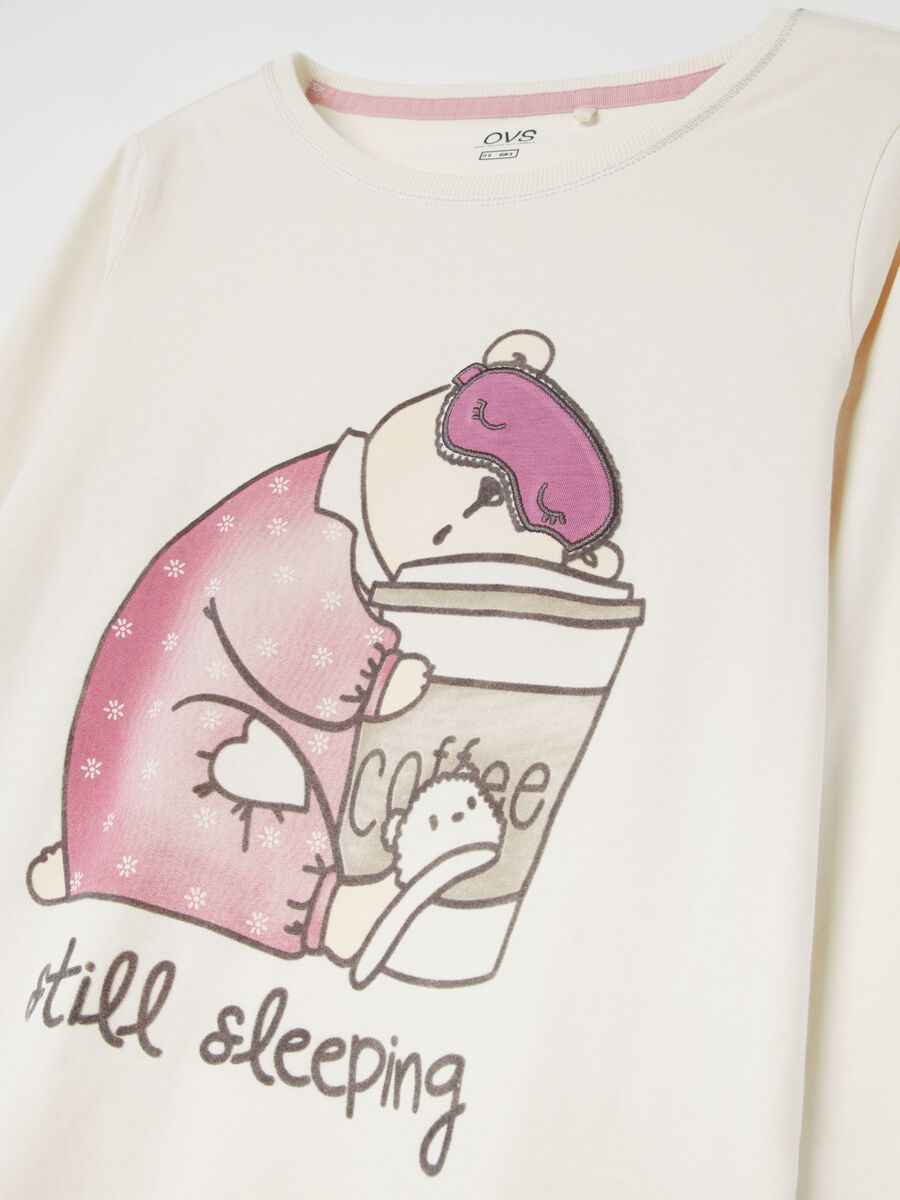 Long pyjamas with print in organic cotton_5