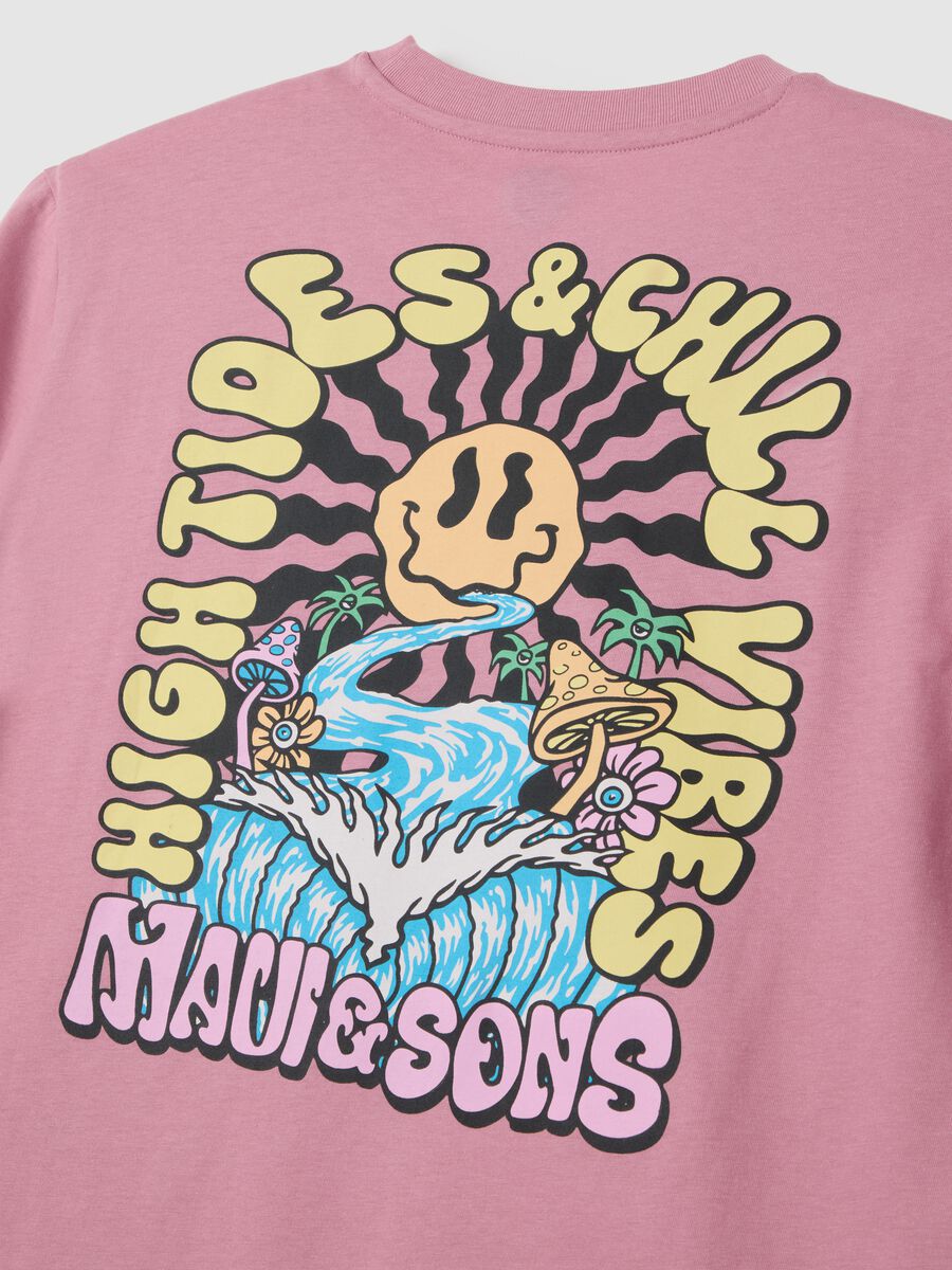 Pink short-sleeve cotton Ovs T-shirt_5