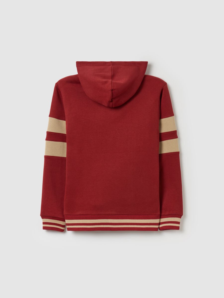 Hoodie with "Brooklyng" bouclé patch_4