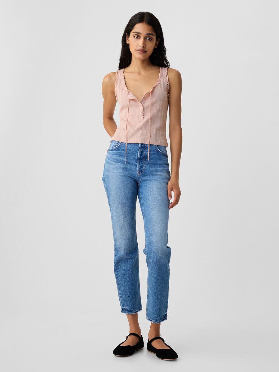 GAP for DÔEN pointelle tank top_0