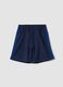 Kids' regular fit pure cotton blue shorts_0