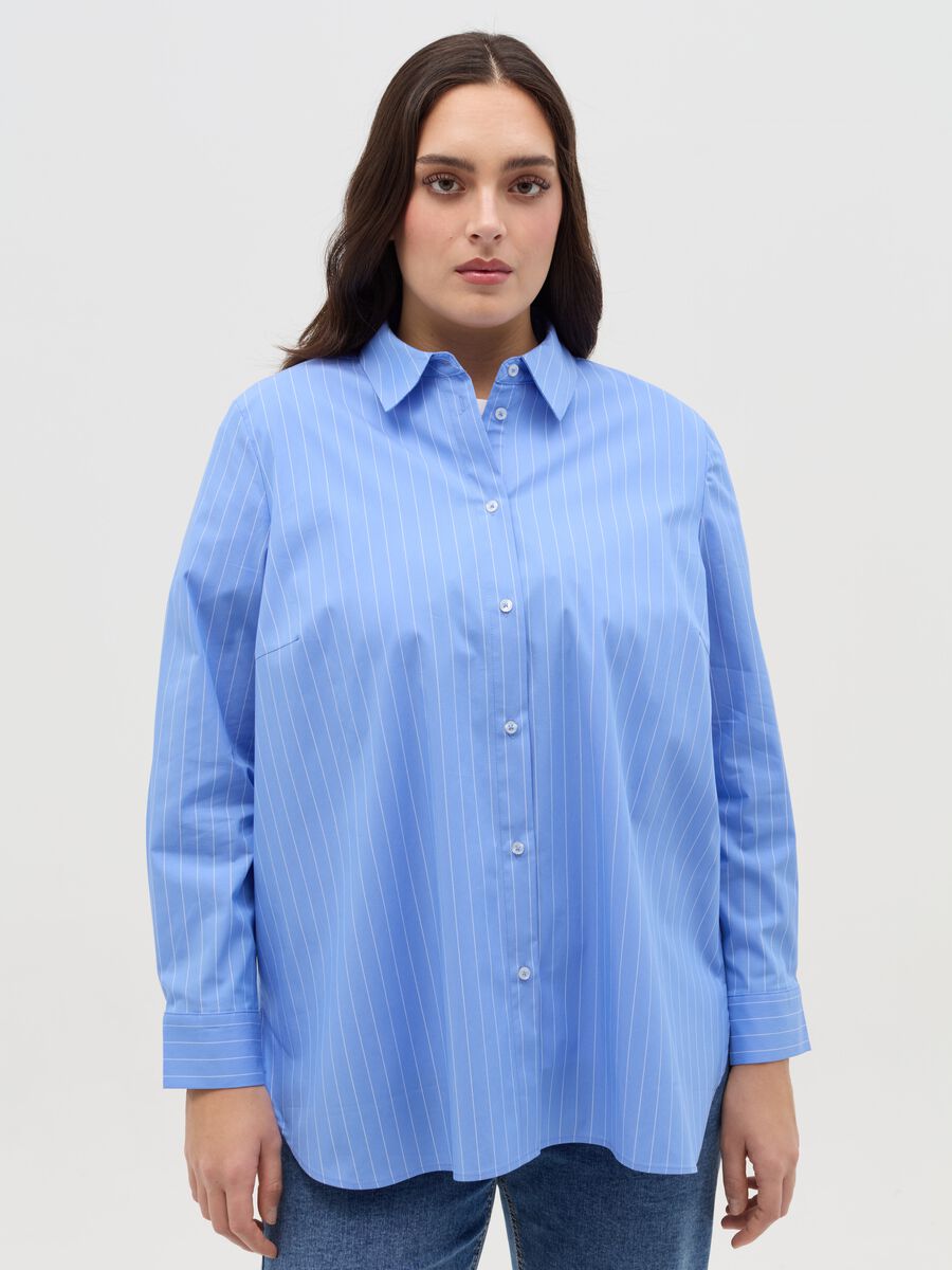 MYA Curvy stripe pattern shirt_0