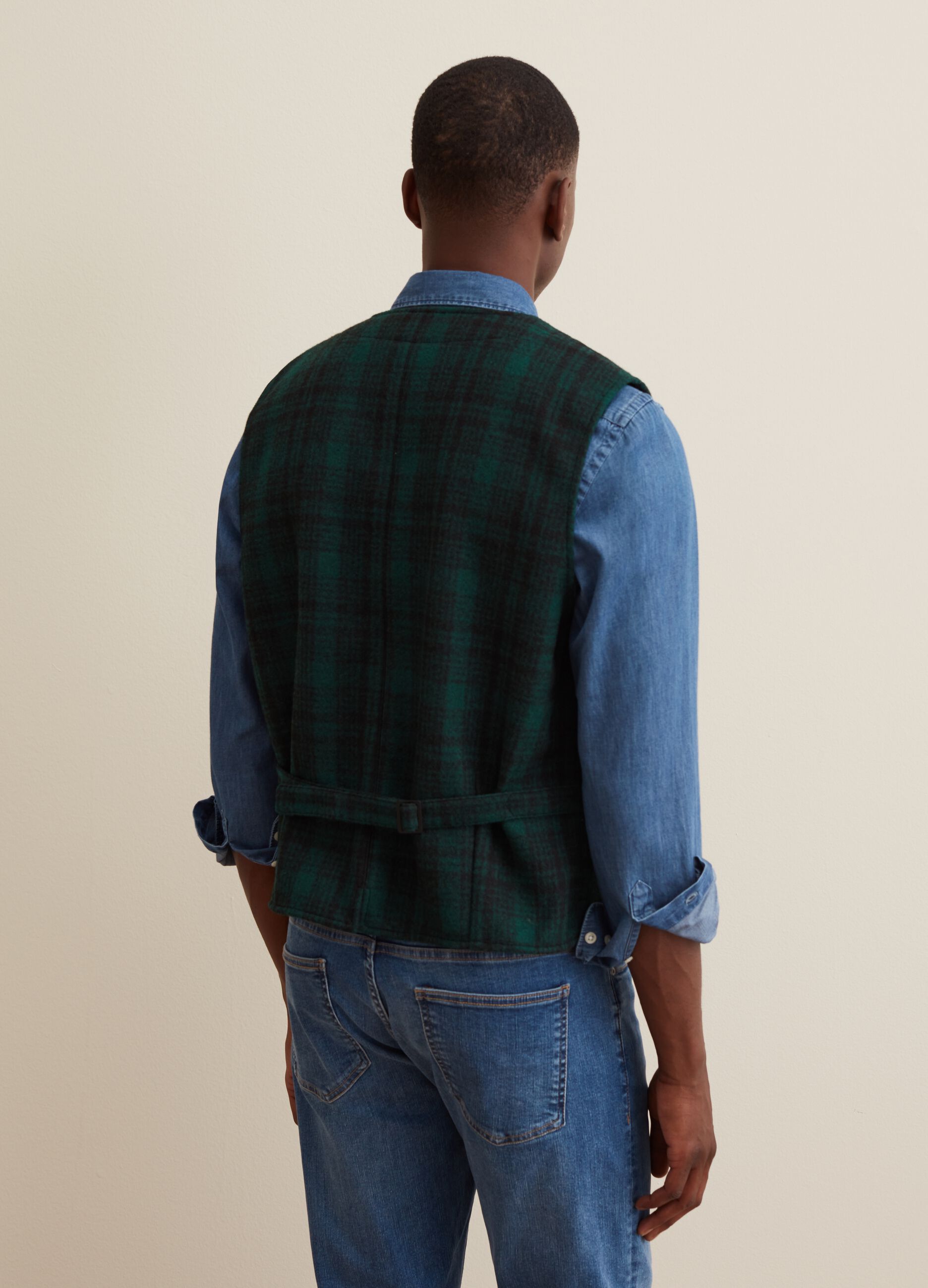 Gilet in panno fantasia check_2