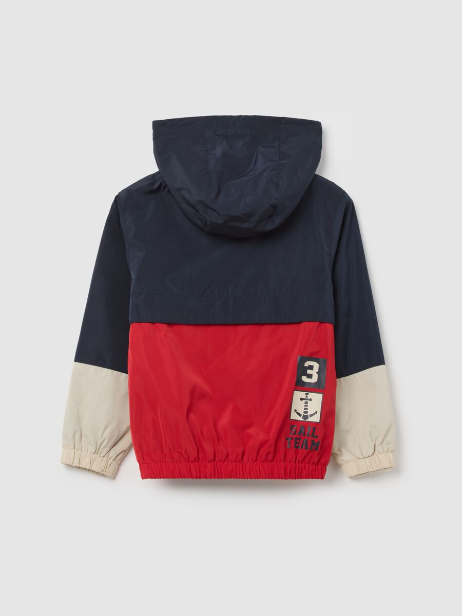Children's jacket in multicoloured regular fit fabric_1