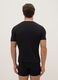 Black crew neck t-shirt in cotton blend regular fit_2