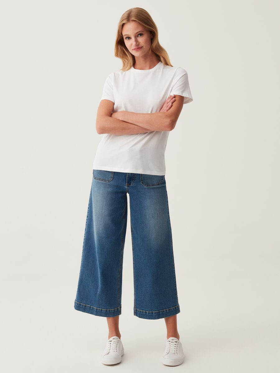 Jeans wide leg cropped_0