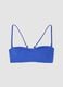 Top bikini a fascia blu in tessuto elasticizzato_4