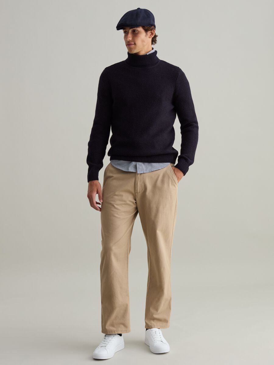 Pullover tricot a collo alto_1