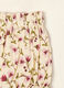 Beige pure viscose floral set with crew neck_3
