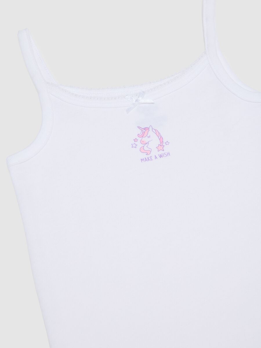 Girls' Pure Cotton Multi-colour Vest Twin Pack_2