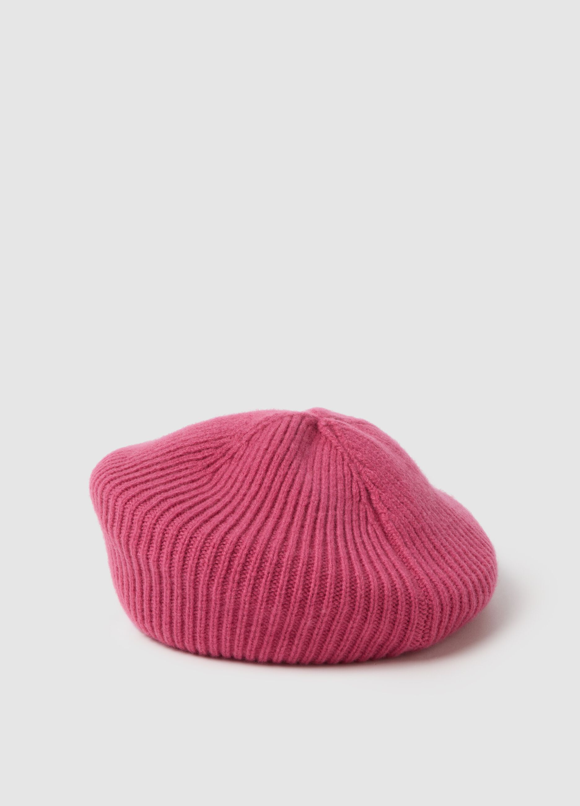 Girls' Pink Pure Wool Beret