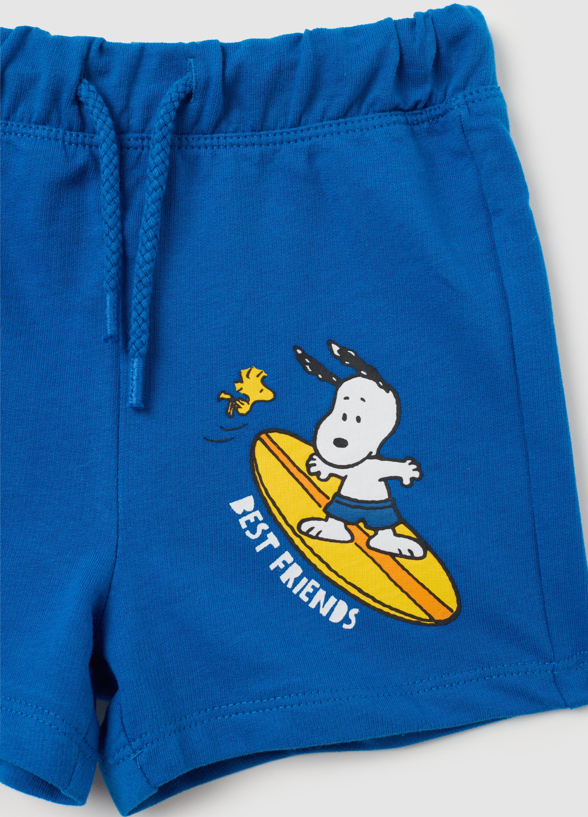 Multicolour regular fit children's outfit in pure cotton with Snoopy print