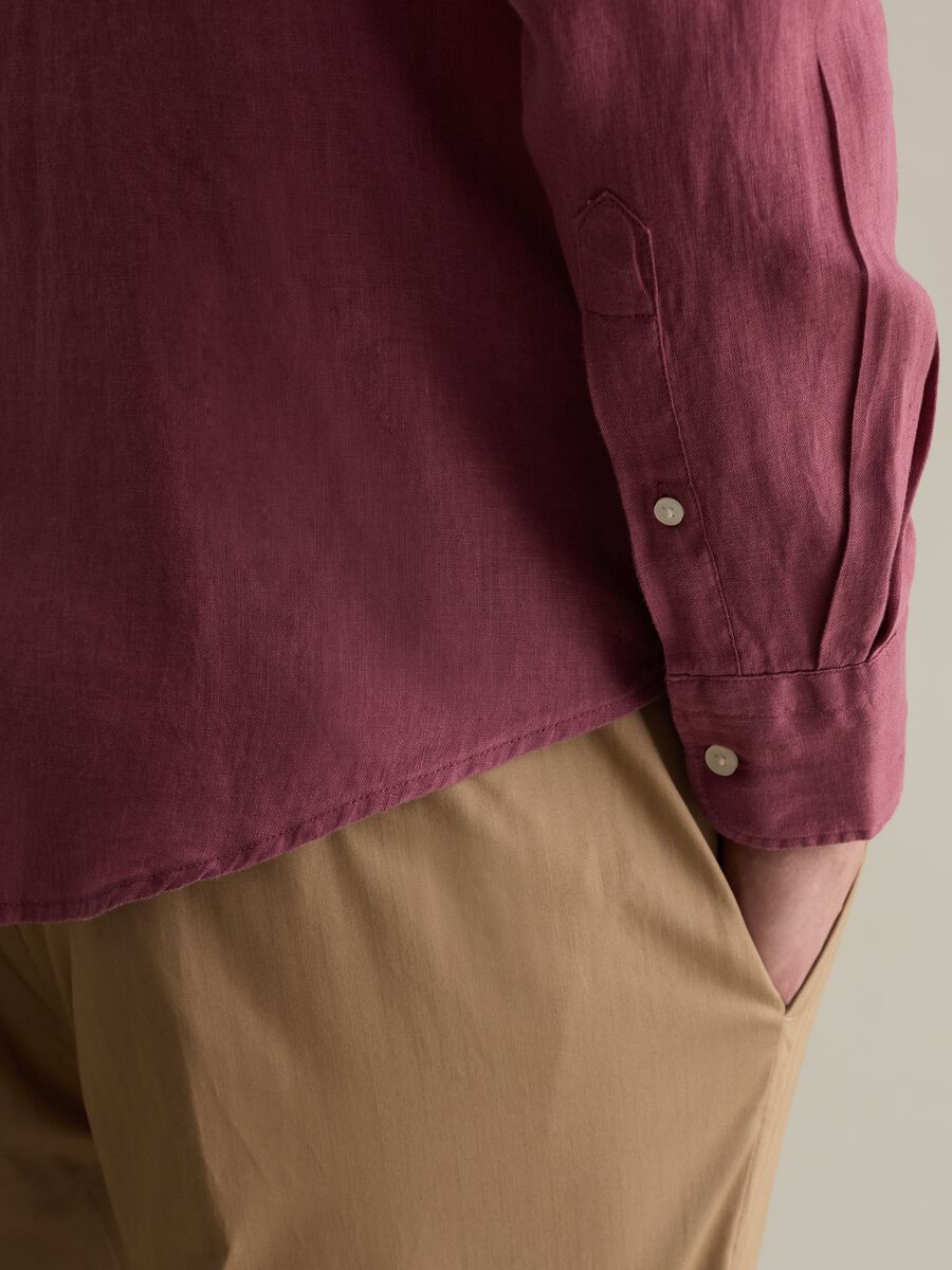 Regular-fit shirt in linen_2