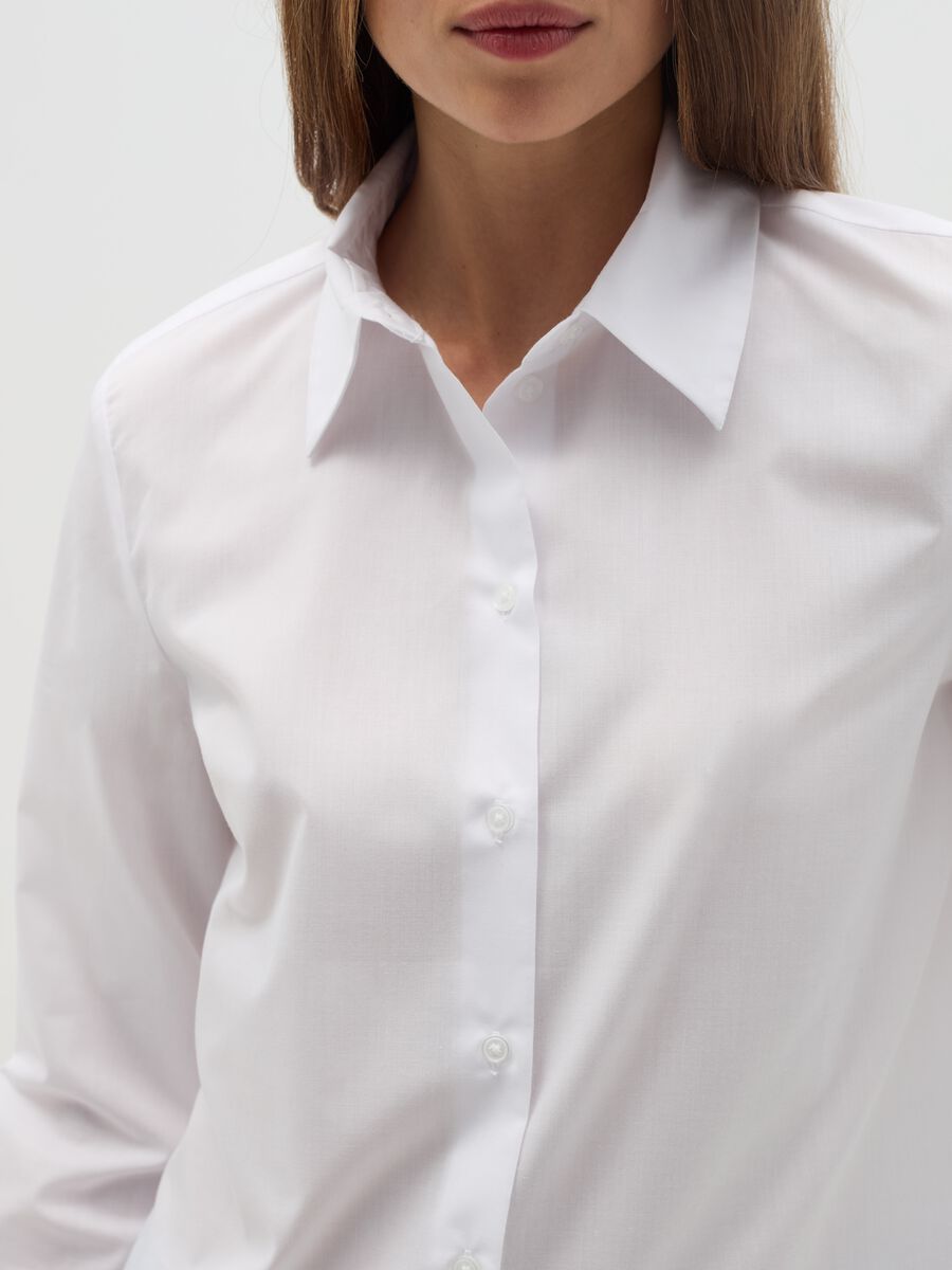 Curvy shirt in cotton blend_3