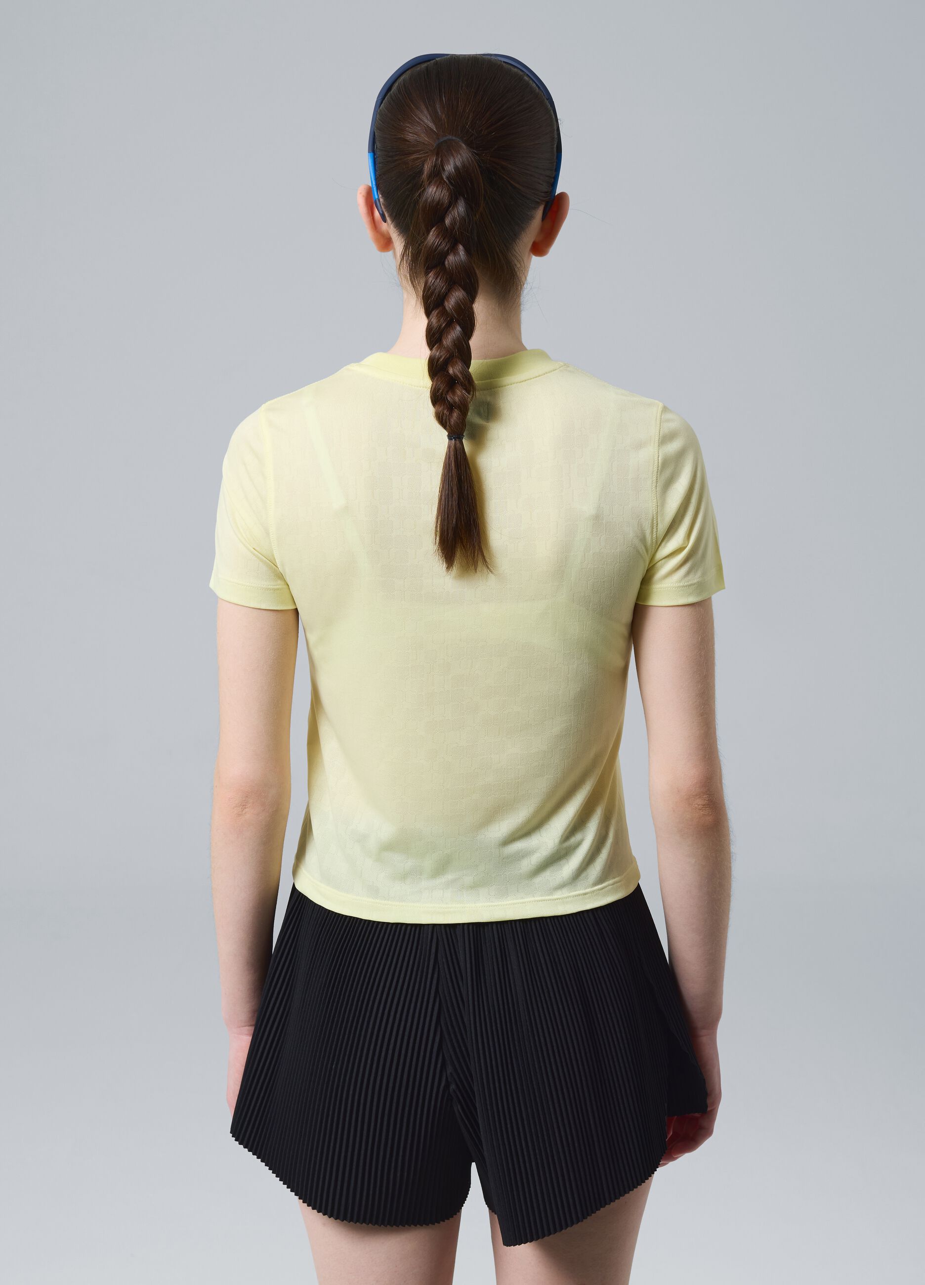 Yellow technical sports T-shirt ALTAVIA COURT