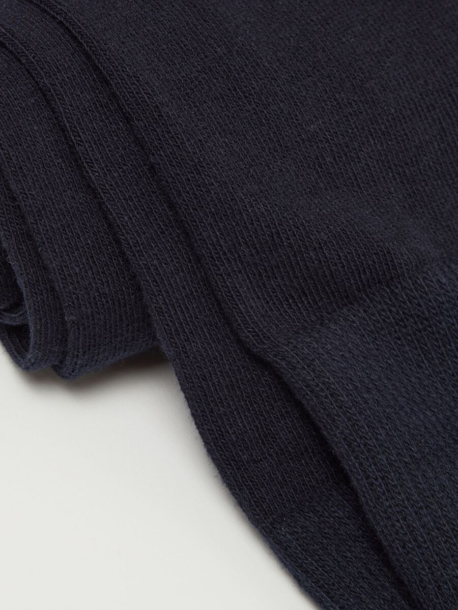Three-pair pack long socks in organic cotton_2