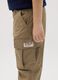 Stretch cotton cargo trousers_1