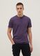 Purple short sleeve pure cotton regular fit T-shirt_2