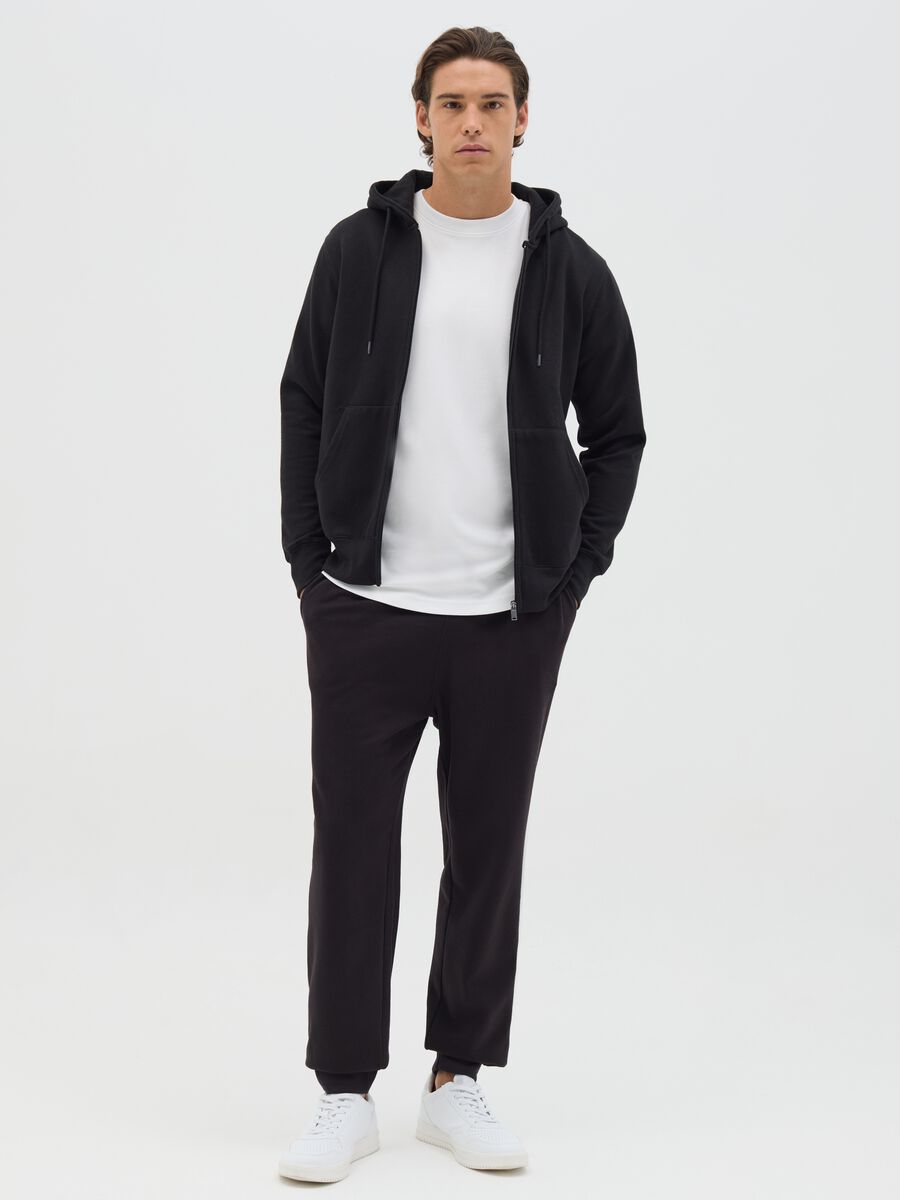 Joggers in cotton with drawstring_0